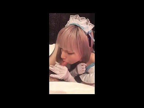 ❤️ 日本偶像 [mayuka]，法國女僕服裝，第 1 部分，口交和用乳液混蛋 ❤❌ 性愛視頻 在我們 ❌❤